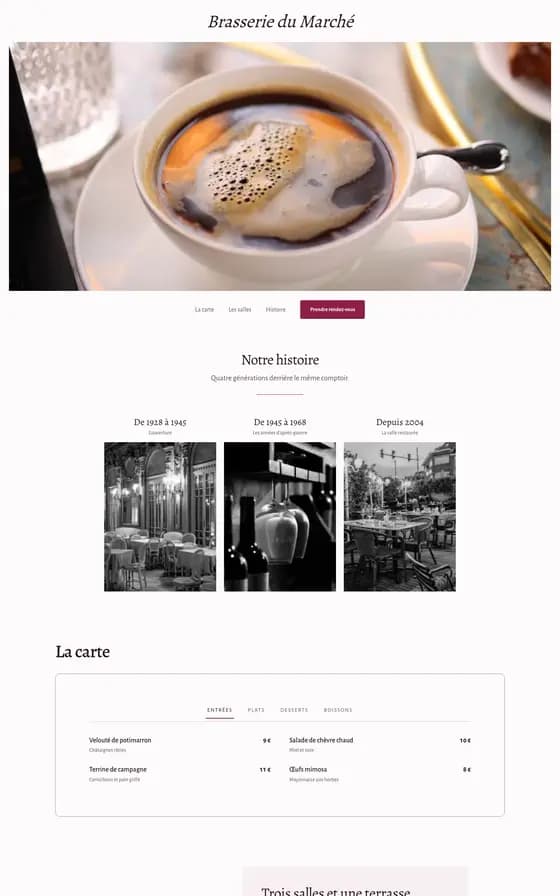 The library page "Home, the house", under the Claret brand kit.