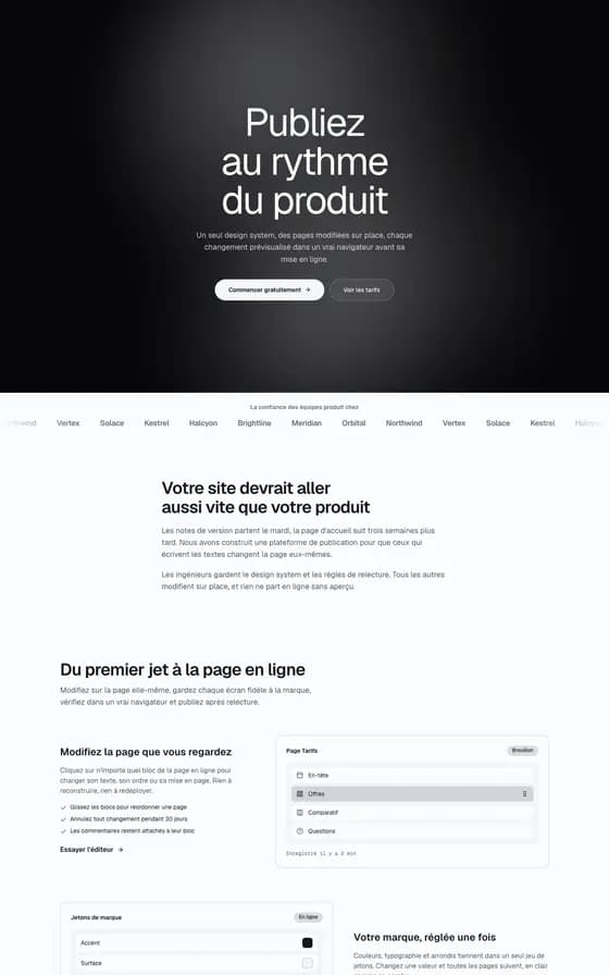 The library page "Home, software product".